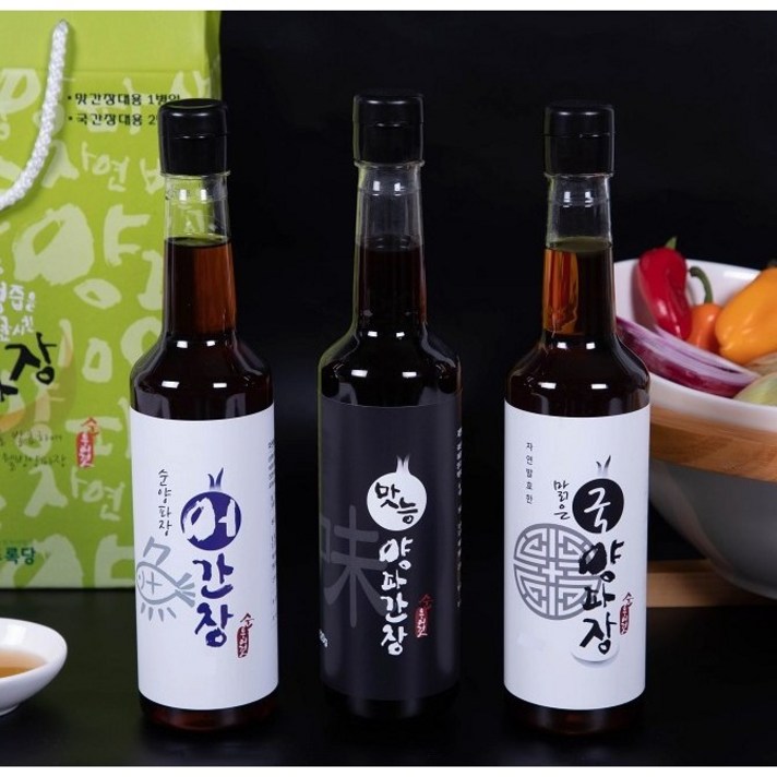 자연발효 웰빙 프리미엄 양파장 맛있는 고기소스 인생소스 순양파간장 맛간장 어간장 3종 웰빙요리 필수 만능간장, 순양파장 어간장600g