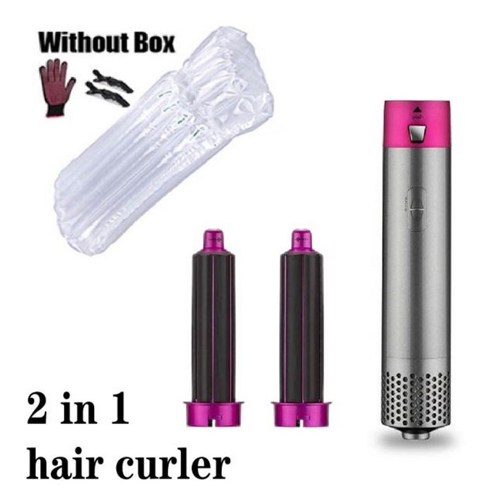 고데빗 히피 봉 아이롱펌 속볼륨 뿌리볼륨 고데기 2021 원스텝 헤어 드라이어 5 in 1 헤어 경기자 헤어 스트레이트너 빗 에어 블로어 컬링 핫 차홍 청담 스타일, 영국, 2IN1노박스