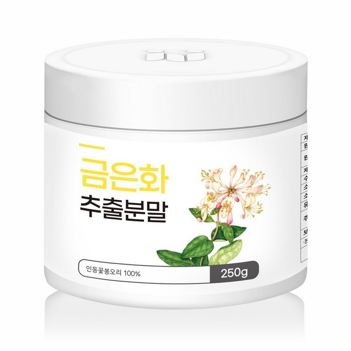 금은화 추출분말 가루 250g 금은화추출물 100% 분말 금은화차 인동초 효능, 엠엔케이유통 1, 1통