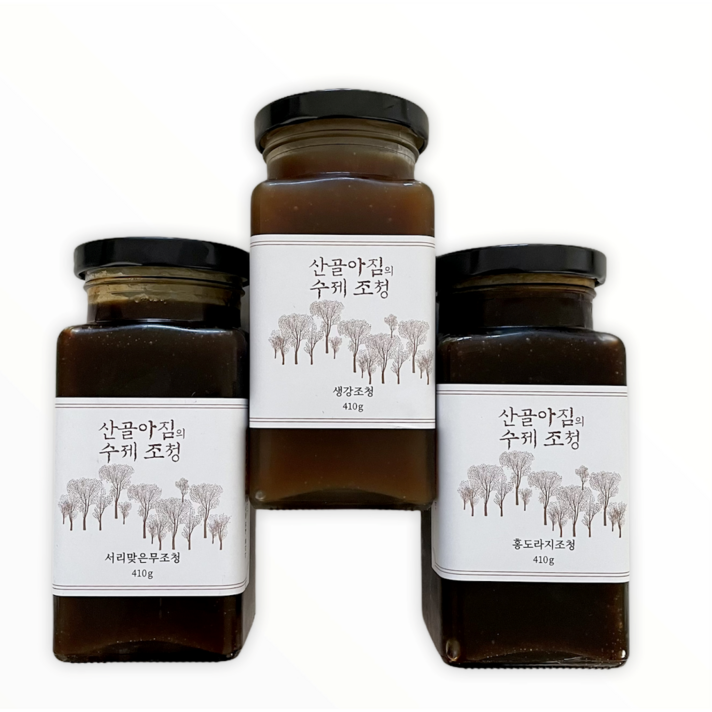 토종 생강조청 410g 가마솥 전통수제