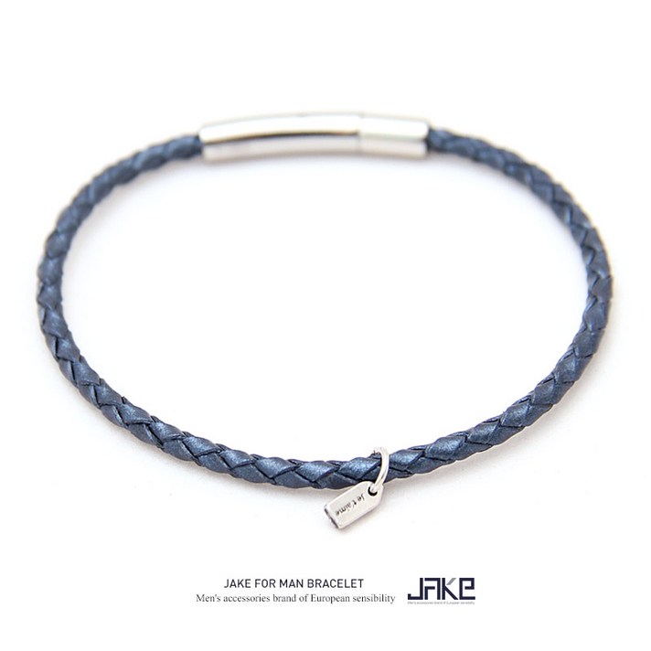 
                                                        제이크 심플스토리 남자가죽 팔찌
                                                    