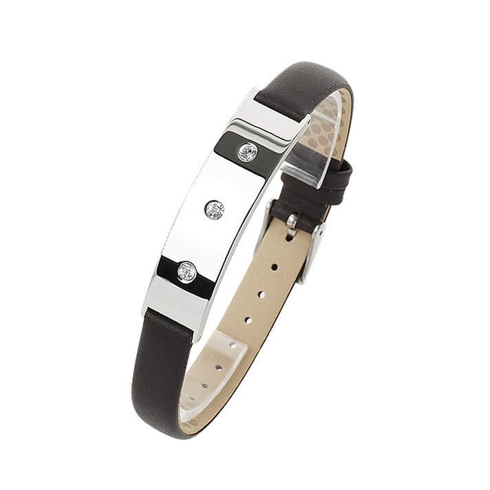 도나소피아 게르마늄 건강 팔찌 선물추천 가죽 DN-6382