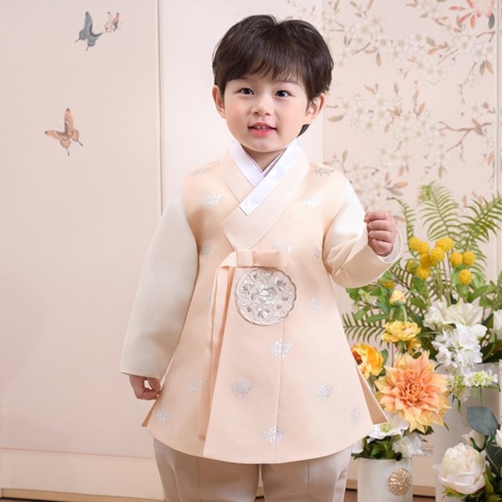 더예한복 QT901-이든은박 남아한복 아동한복