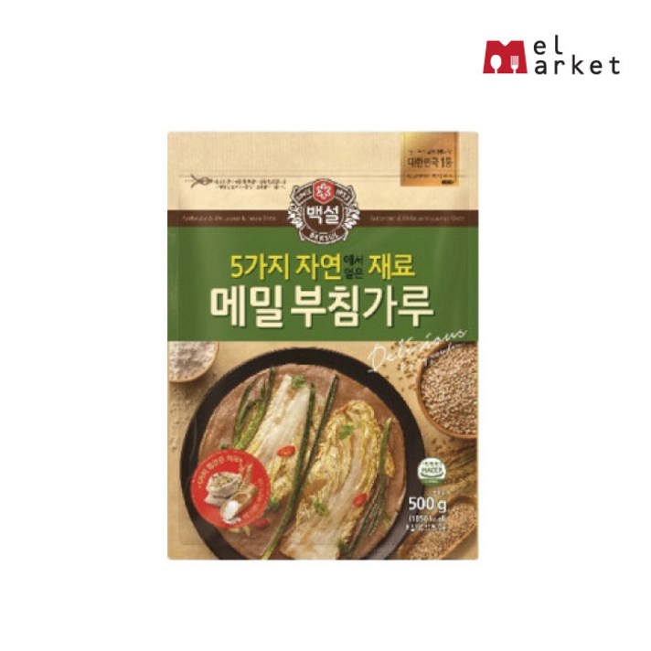 CJ 자연재료 메밀부침가루 500G