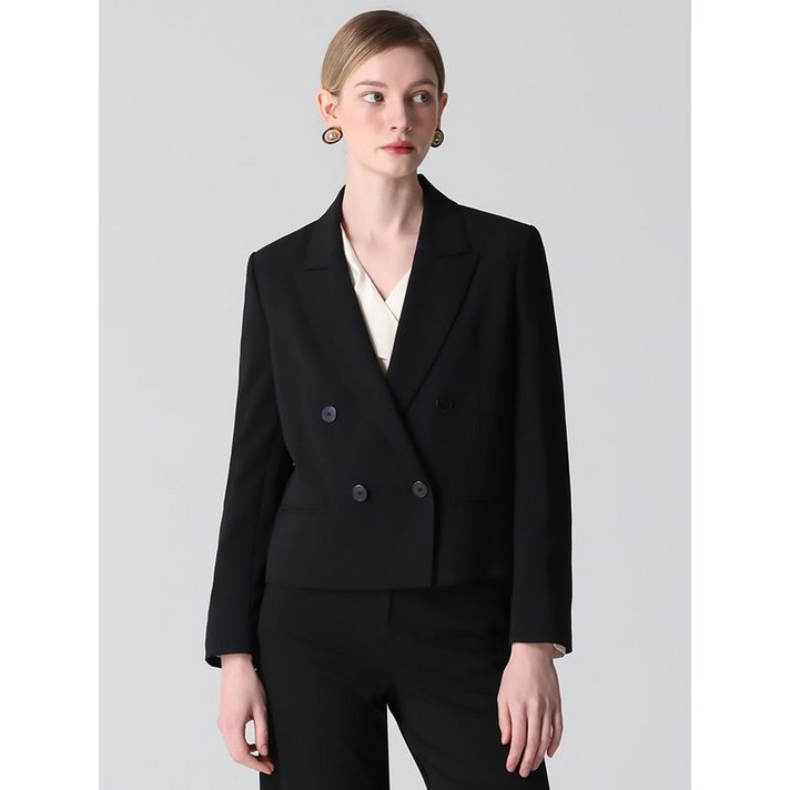 리스트 피크드 더블 셋업 재킷 택가격 278000원