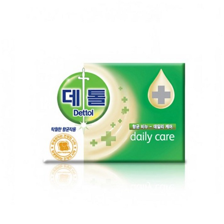 데톨 항균 비누 데일리케어, 95g, 4개