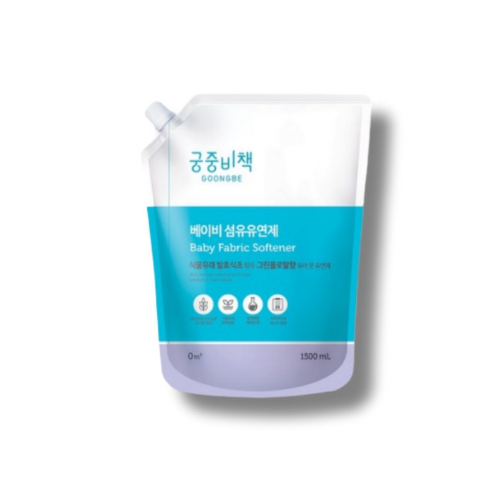 궁중비책 베이비 섬유유연제 리필, 1500ml, 1개
