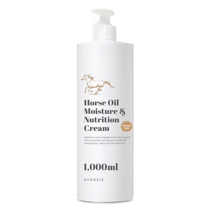  아요델 프리미엄 골드 청정제주 마유크림, 1000ml, 1개 