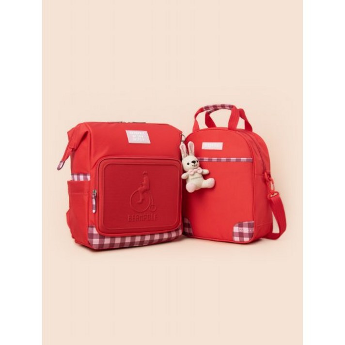 레드 몰드형 펠리 책가방 SET (PS001180036)