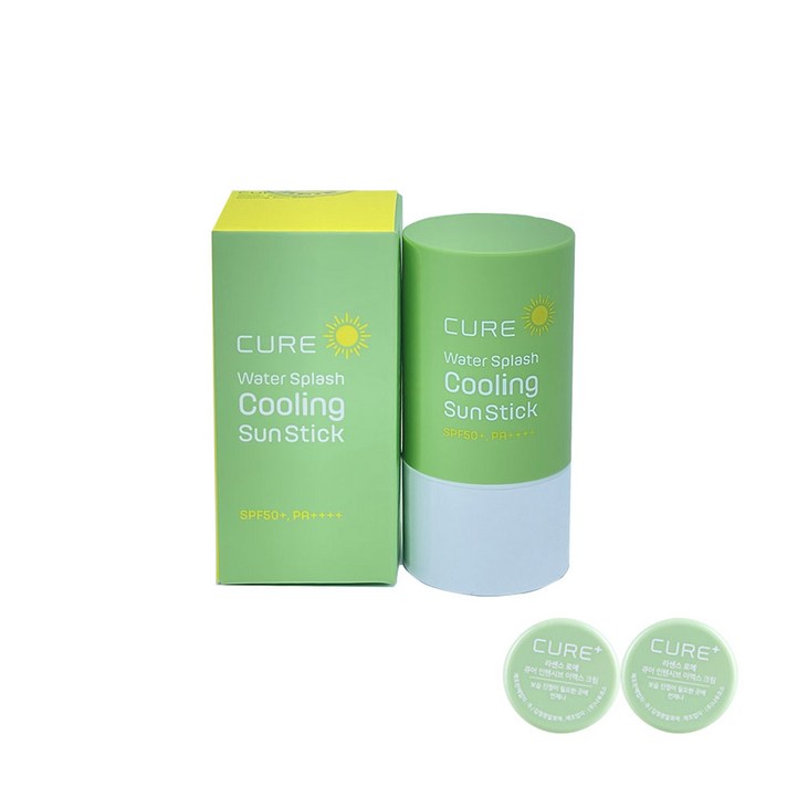 김정문알로에 큐어 쿨링 선스틱 SPF50+ PA++++ 23g + 2종 체험키트, 1세트
