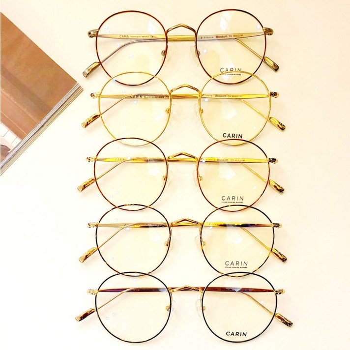 BLOSSOM C1 C2 C6 블라썸안경 얼굴형에 맞는 안경테 JANE 제인 카린안경, C2 Tortoise(Gold)