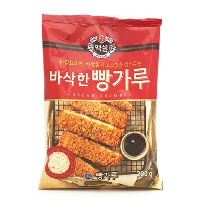 유니크앤몰 CJ백설 바삭한빵가루450g 튀김요리 돈가스 빵가루 바삭함과 고소함, 1개, 450g