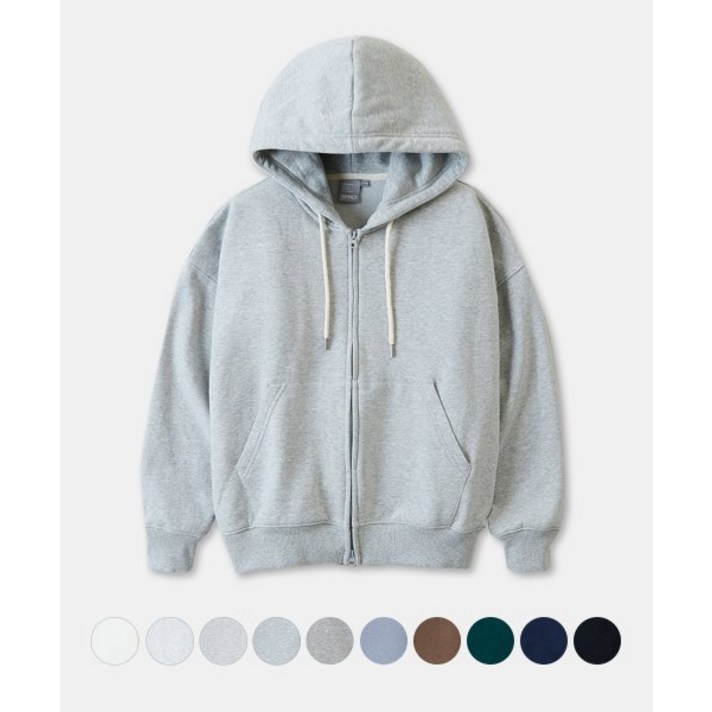 SPAO스파오 스파오 프렌치테리 루즈핏 2-WAY 후드집업_SPMZD49U01324503