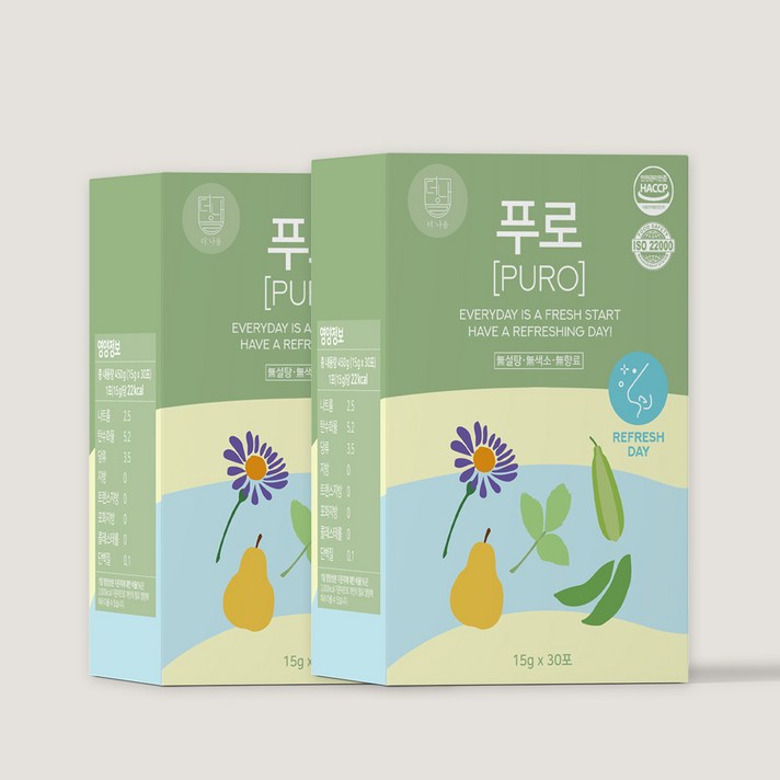  푸로 쑥부쟁이 작두콩 수세미 유근피 진액 차 즙, 450g, 2개 