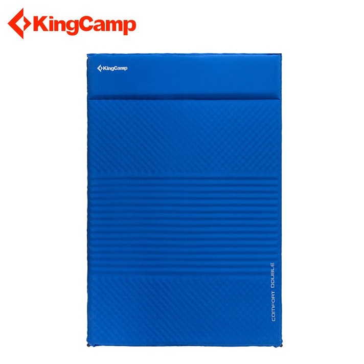  KINGCAMP 컴포트 더블 자충매트 블루 KM3084 