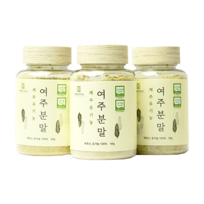 제주 오가닉스 유기농 여주분말, 3개, 50g