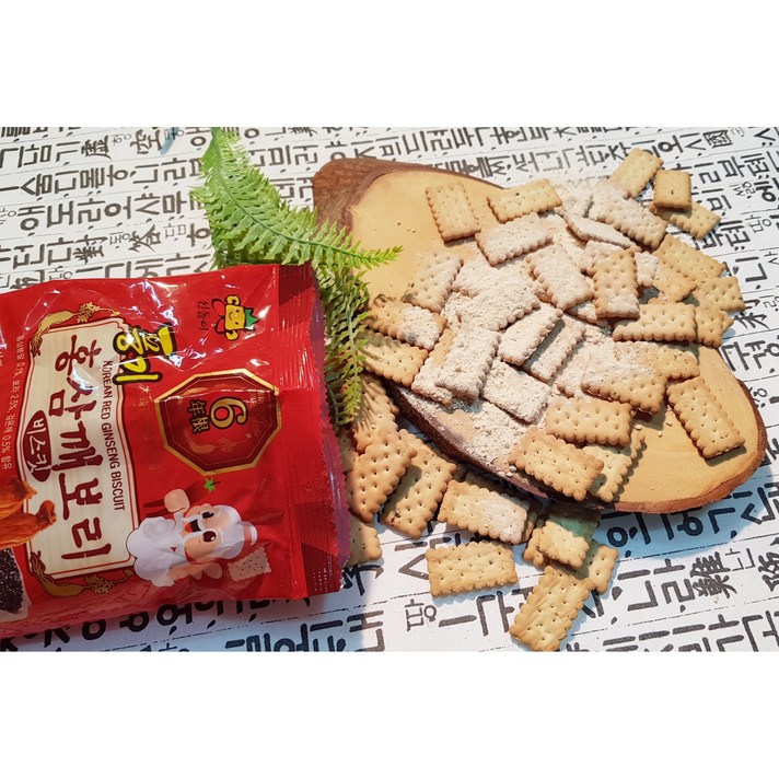 고소한 영양간식 풍기 홍삼깨보리비스킷 1박스 30봉