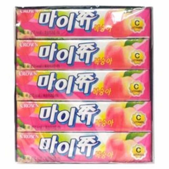 마이쮸 복숭아 15개입 카라멜 사탕 캔디/과자 캐러멜