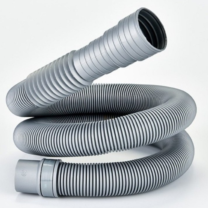 배수호스 1.5M 세탁기 배관 교체 연장 연결 물호스, 2-배수호스-그레이