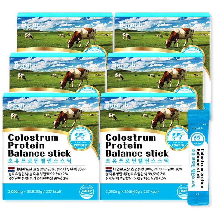 본트비 초유 프로틴 밸런스 스틱 30p, 2g, 180포