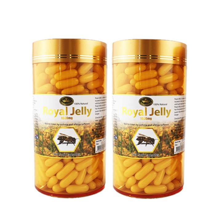 [다올래나] 네이쳐스킹 로얄제리 캡슐 365정 x 2개, 365정 x 2통