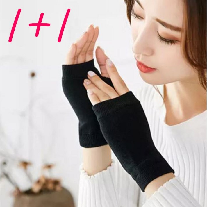 [1+1] 코튼 핸드워머 +헤어밴드 증정