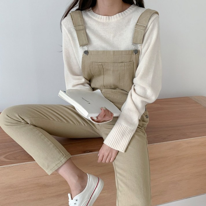 피글리 여성용 일자멜빵점프수트