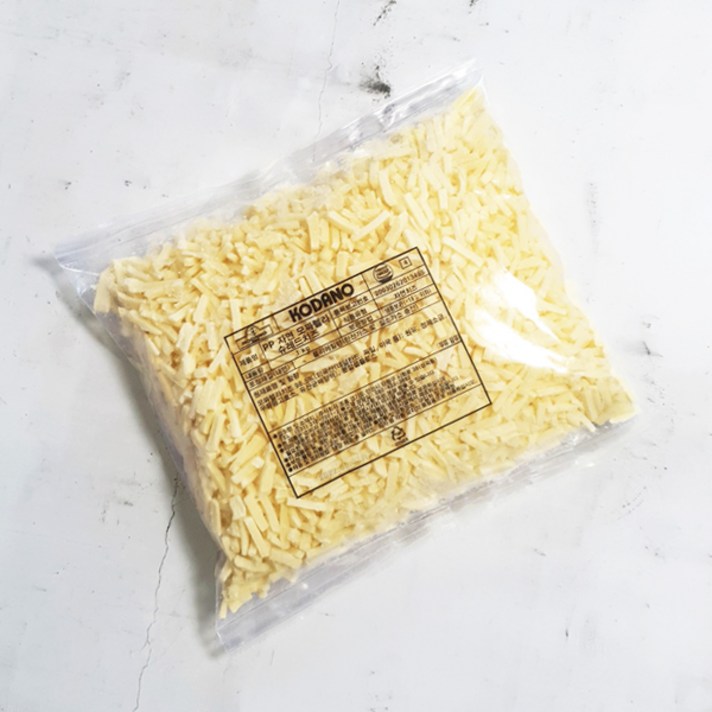 자연치즈 98.5% 모짜렐라치즈 슈레드 치즈 1kg, 1개
