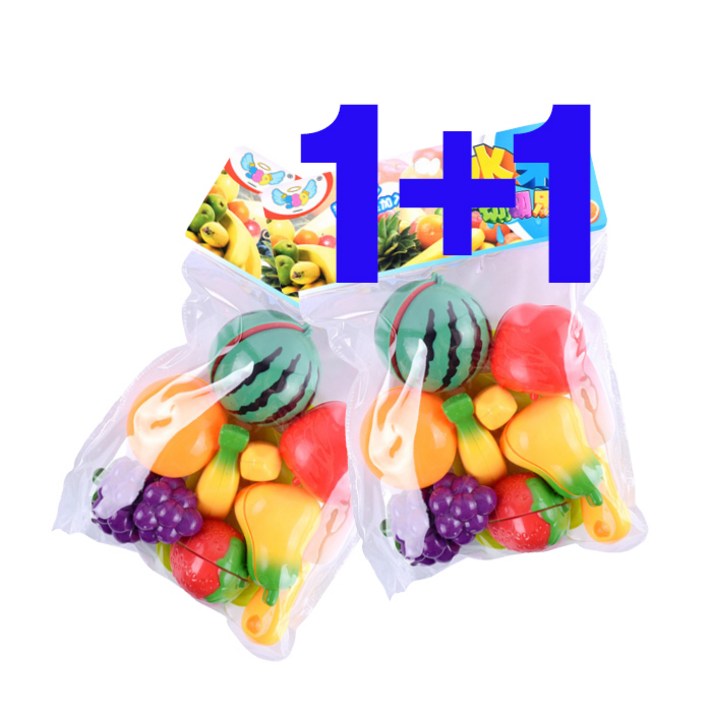  이루리 과일자르기장난감 과일썰기 소꿉놀이 9종 장난감세트 1+1, 과일썰기 9종 1+1 