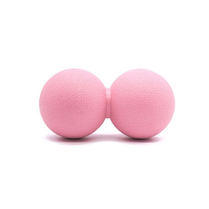 호스커스 TPE 마사지볼 땅콩볼 더블볼 2개세트, 베이비핑크