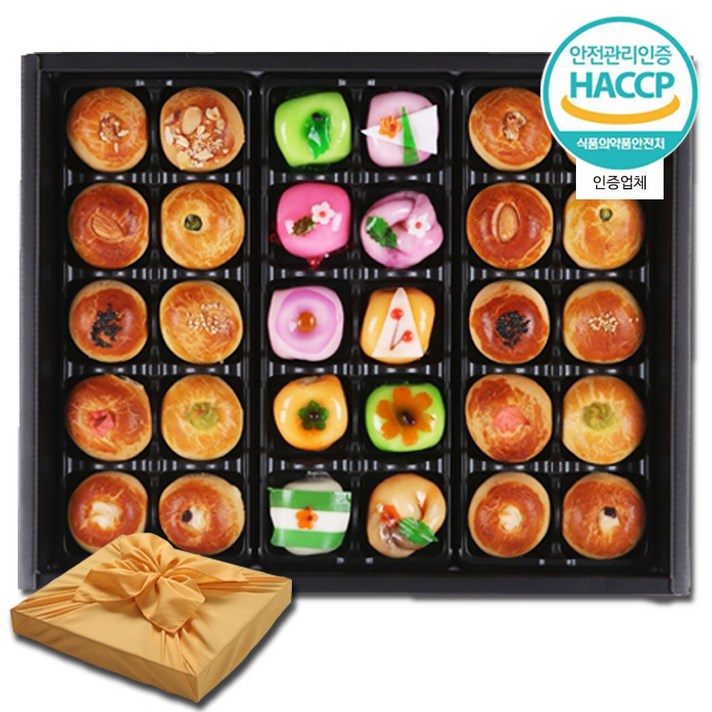 IONE 만쥬20구+화과자10구 선물세트 명절선물 추석선물세트 부모님생신 승진선물 감사선물, 1box