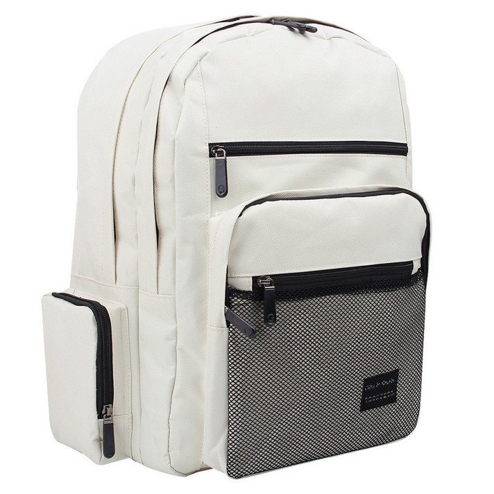 수납력 좋은 가벼운 매쉬 그물 사이드 포켓 학원 신학기 학생 책가방 무지 여행 백팩