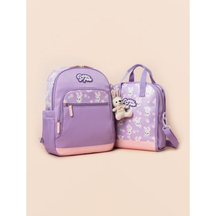 라이트 퍼플 패턴 빙키 책가방 SET (PS00118015V)