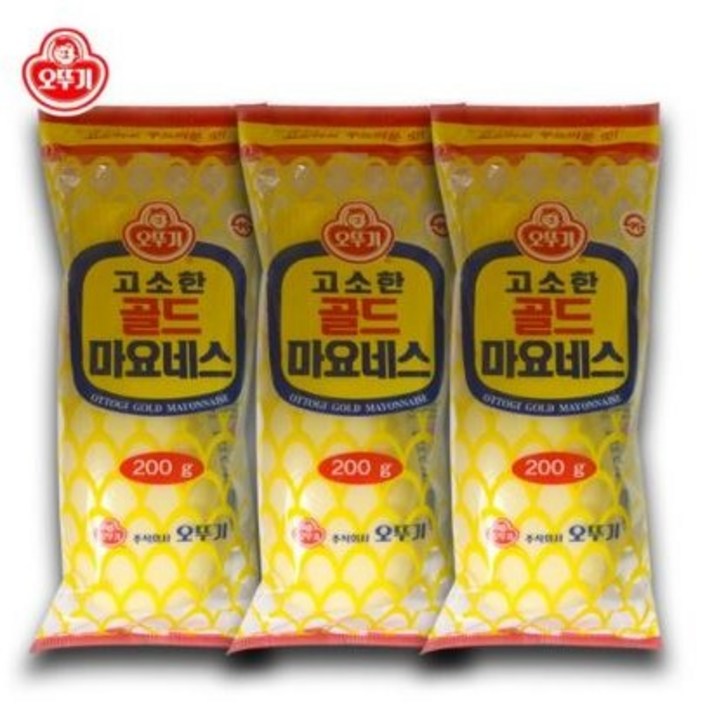 오뚜기 골드 마요네즈, 200g, 3개