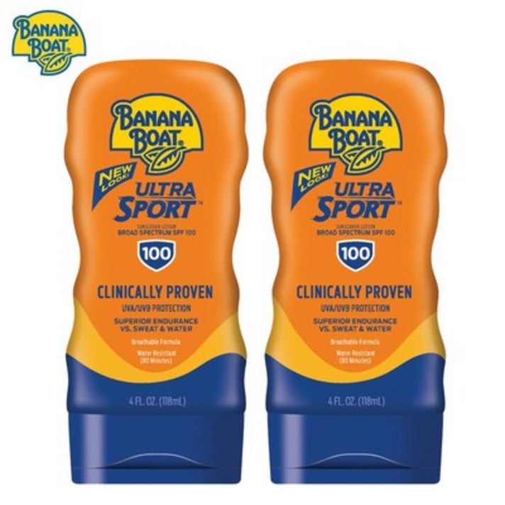 바나나보트 선크림 SPF100 (울트라 스포츠 선스크린 118ml) Banana Boat, 1. 선크림 SPF 100 (Lotion)
