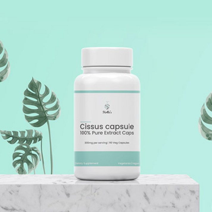 [1+1이벤트] 하루 권장량 300mg 90캡슐 3개월분 코테스 시서스 가루 캡슐 정식통관