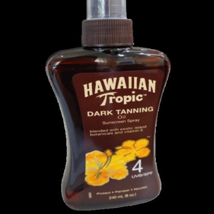 하와이안트로픽 다크 태닝오일 SPF4, 1개, 240ml
