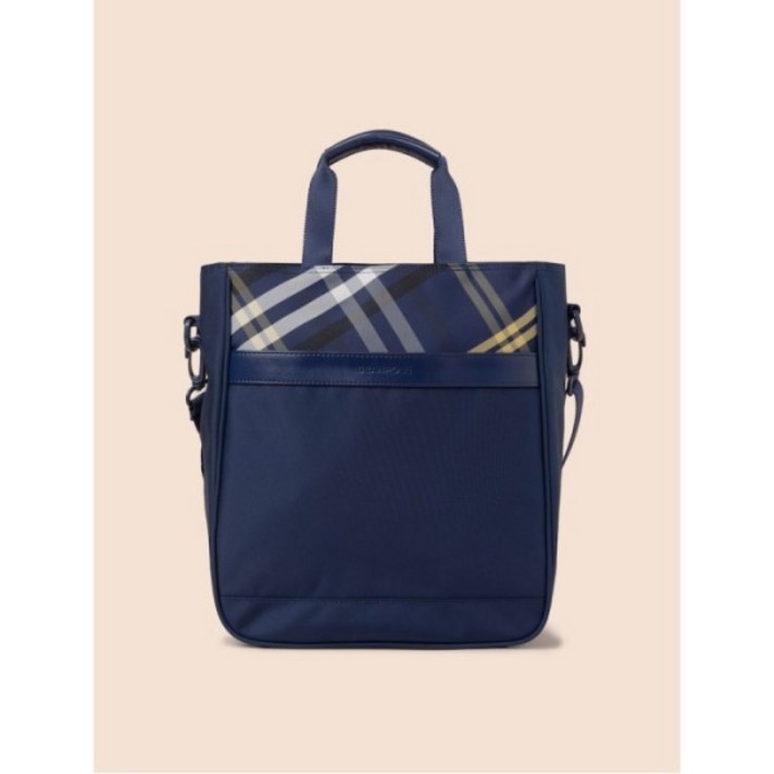 [빈폴키즈] 프리미엄 체크 보조가방 네이비 (BI31D4U13R)