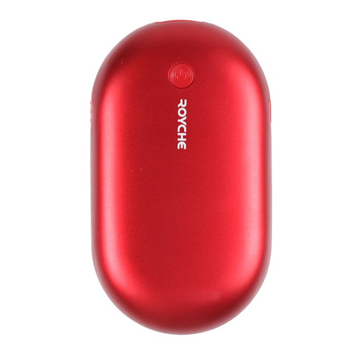 로이체 Ah-HOT HW-03양면발열 충전식 손난로 보조배터리, 레드, HW-03