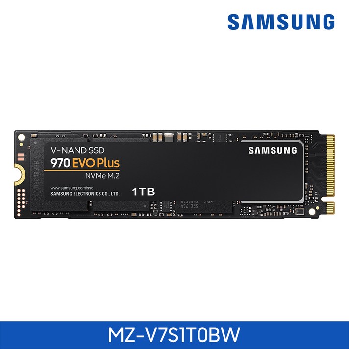  삼성전자 970 EVO Plus M.2 2280 MZ-V7S1T0BW 내장SSD (1TB), 1 
