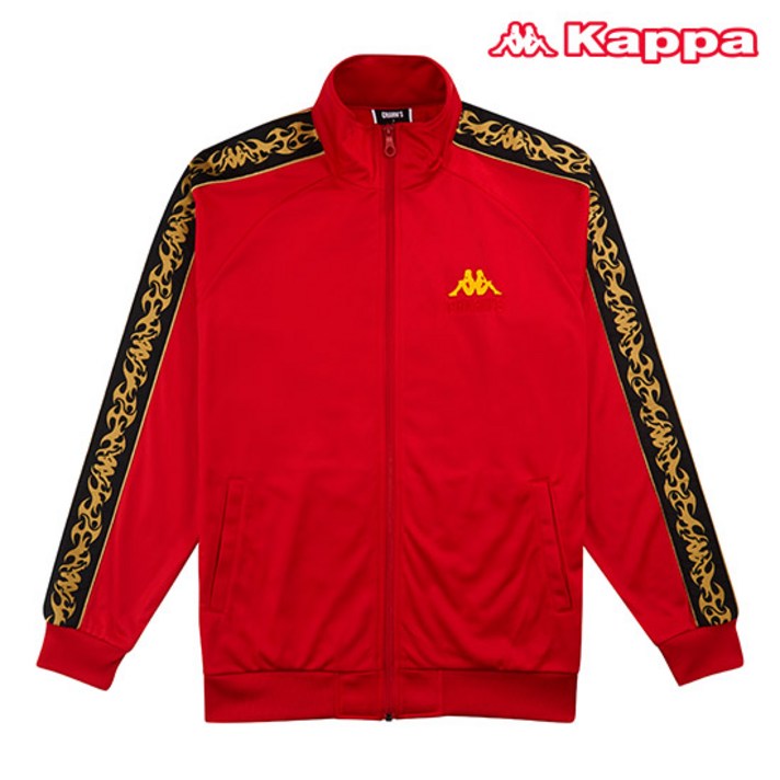 남성 Charm's X Kappa 트리코트 집업 KKFT191MC_RED