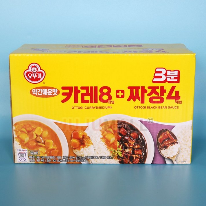 코스트코 635479 3분카레 약간매운맛&짜장 120g 12개입, 단품