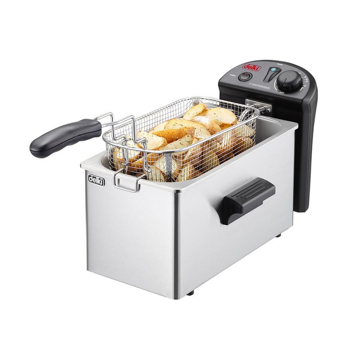 델키 전기튀김기 가정용 업소용, DK-201