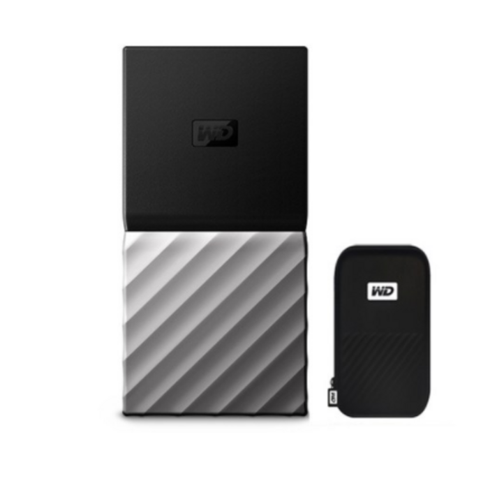 WD My Passport SSD 휴대용 외장하드, 1TB, 블랙 + 메탈그레이