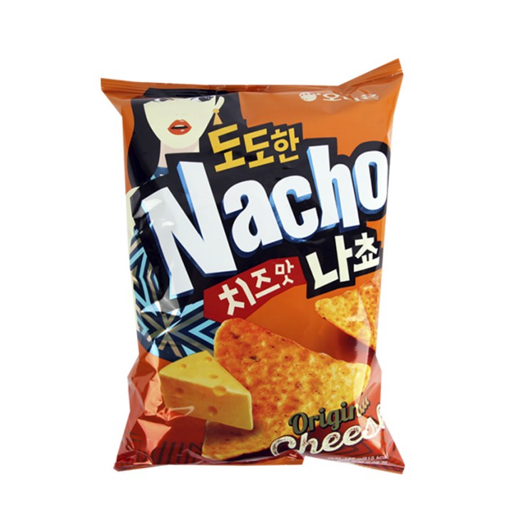 오리온 도도한 나초 치즈맛, 155g, 4개