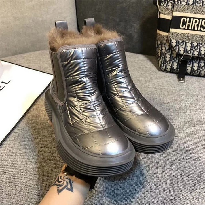 윈터 여성 패딩 부츠 스노우 겨울 신발 따뜻한 캐주얼 어그 미디 방한화어른장화 이누이트