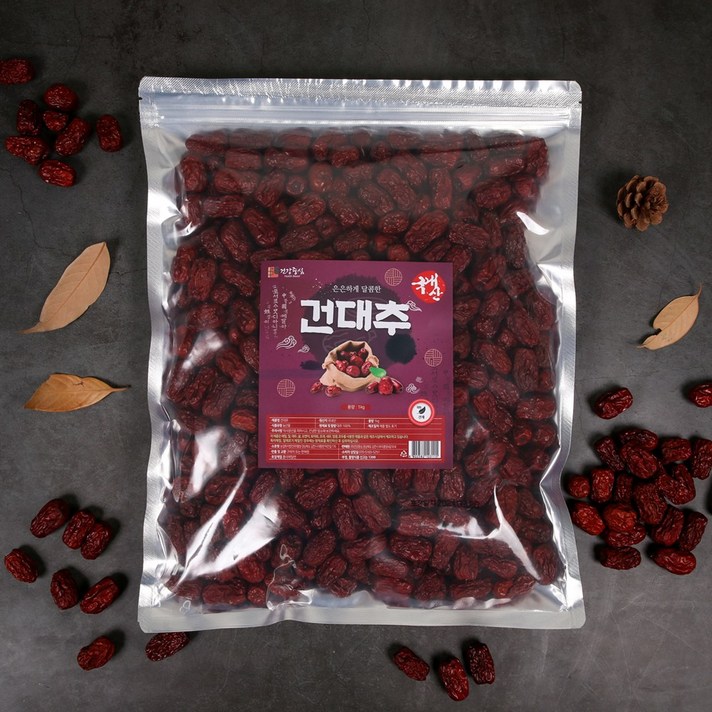 건강중심 국내산 특품 말린 마른 건조 건대추 1kg, 1개입
