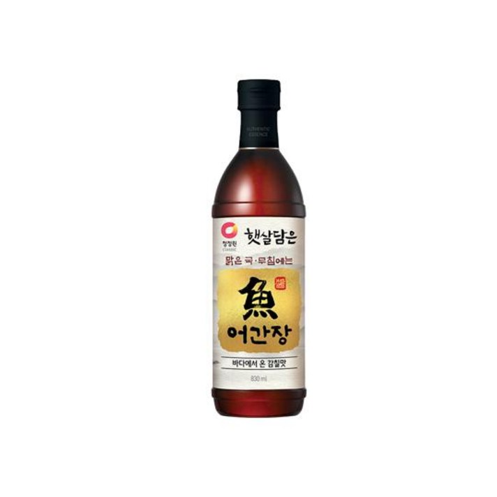 청정원 어간장, 4개, 830ml