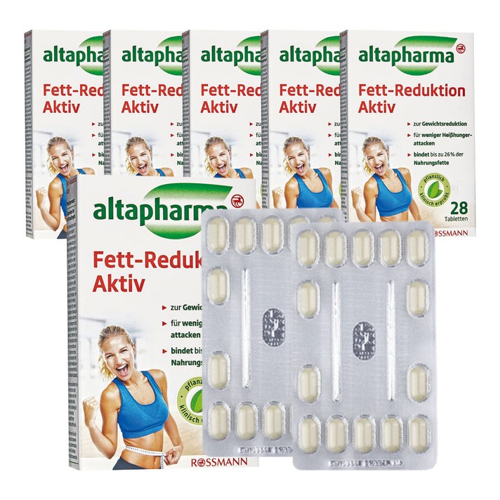 알타파마 독일 체지방 감소제 28정 x6통, 6통