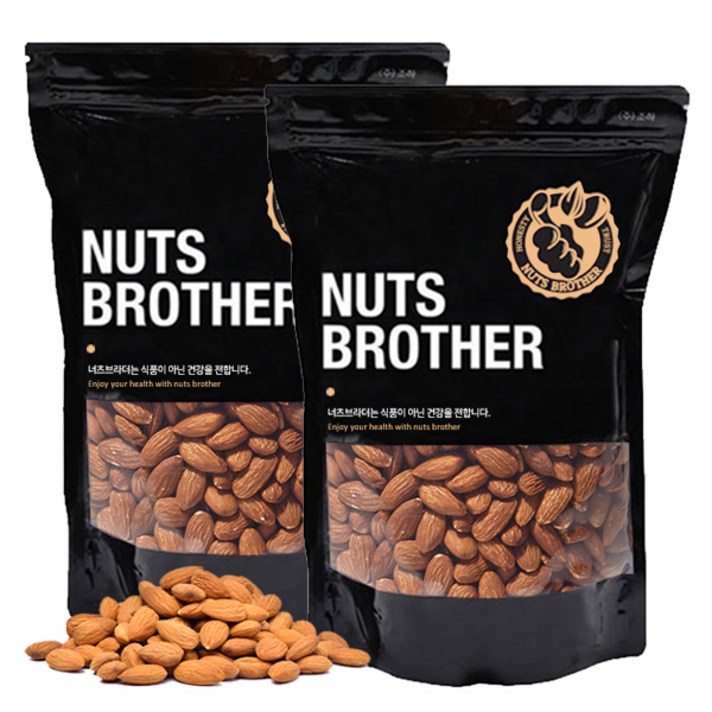 너츠브라더 21년산 햇 생아몬드 1kg 2개